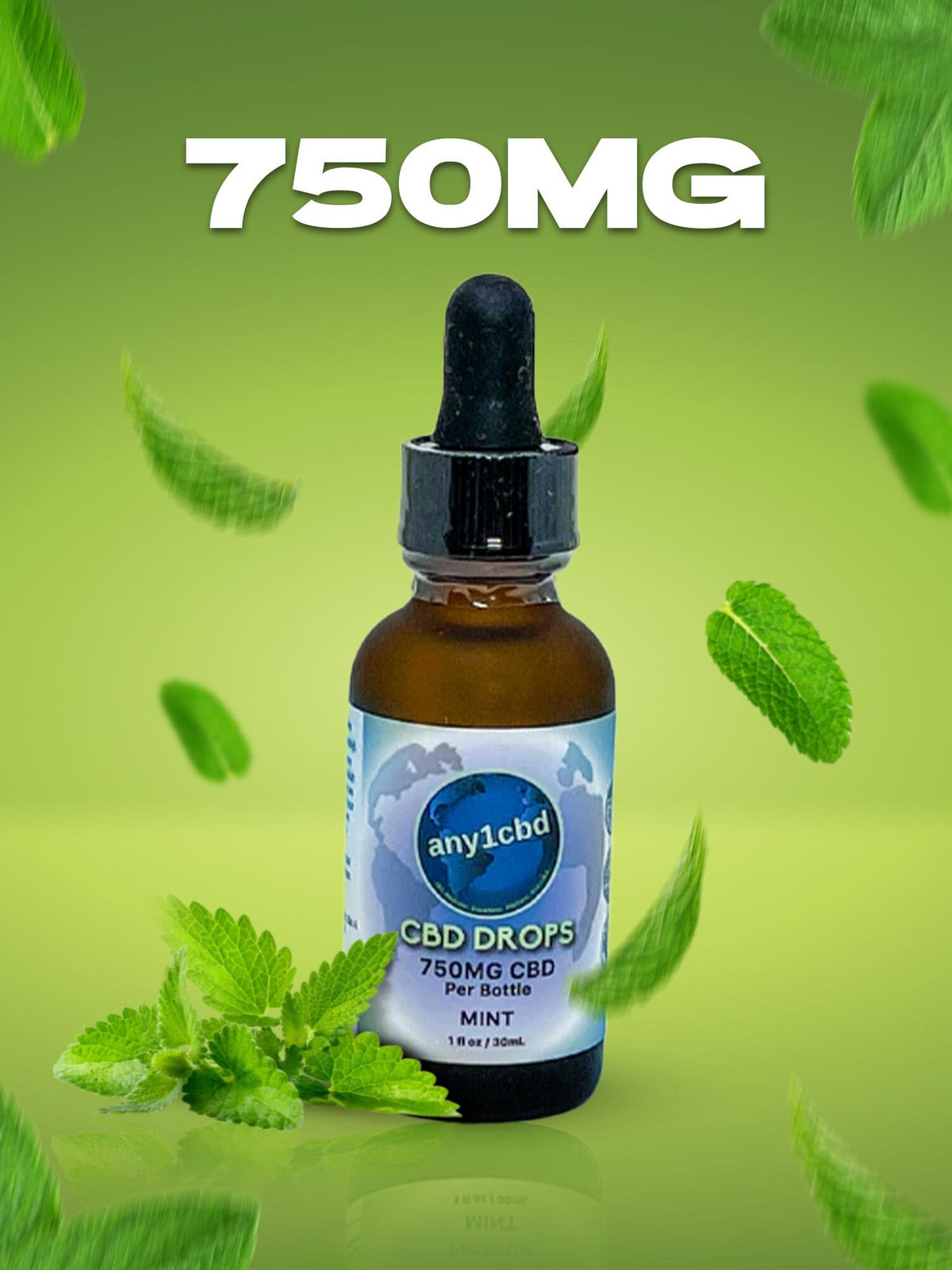 Broad Spectrum CBD Tincture Drops 750mg